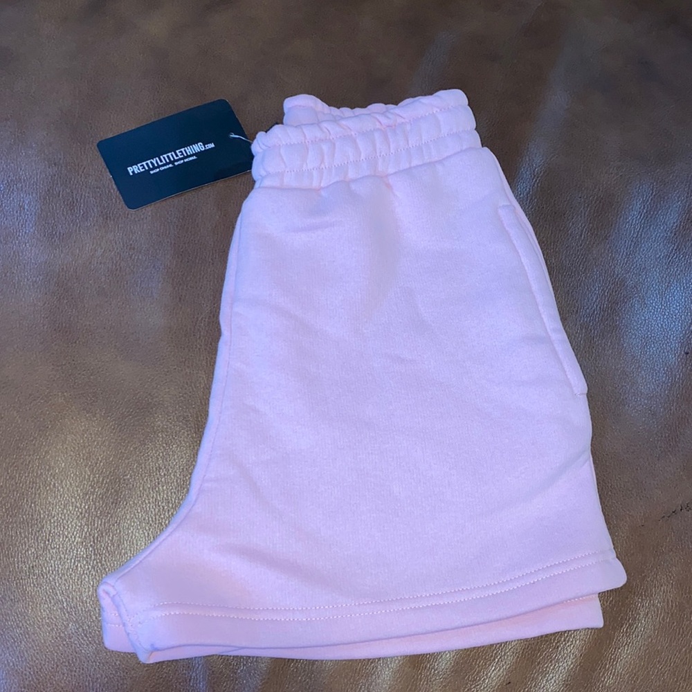 Baby pink shorts
